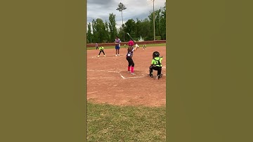 Another big softball hit!!! #shorts #littleleague #7u
