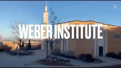 Weber Institute Intro Video