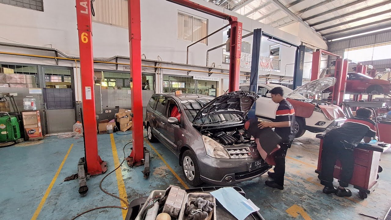 Atasi Ngelitik, Servis Livina di Bengkel Resmi Nissan Surabaya - Ternyata Banyak Pengguna Nissan