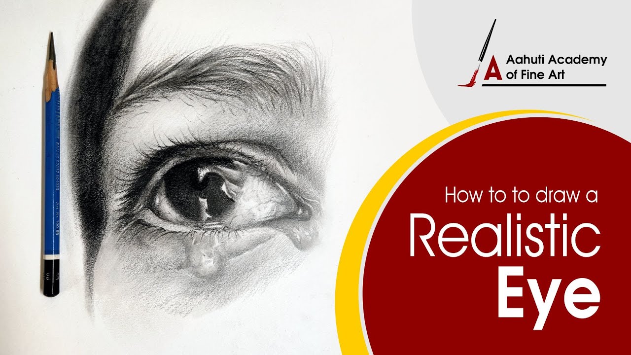 How To Draw a Realistic Eye| Pencil | Charcoal | Tutorial - YouTube