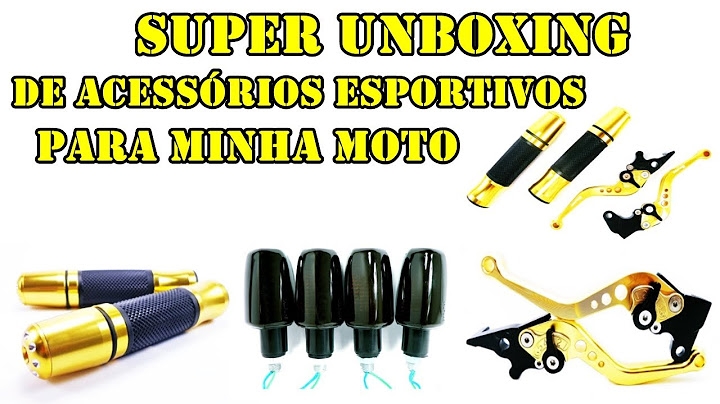 UNBOXING DE ACESSÓRIOS ESPORTIVOS PARA MOTO - MANETES,MANOPLAS E MINI PISCAS !!!