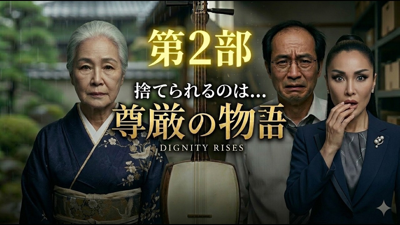 【AIドラマ】【第2部】72歳の母を捨てる息子夫婦…しかし、亡き夫が隠した「100億円」の秘密を知った瞬間、立場は逆転する。