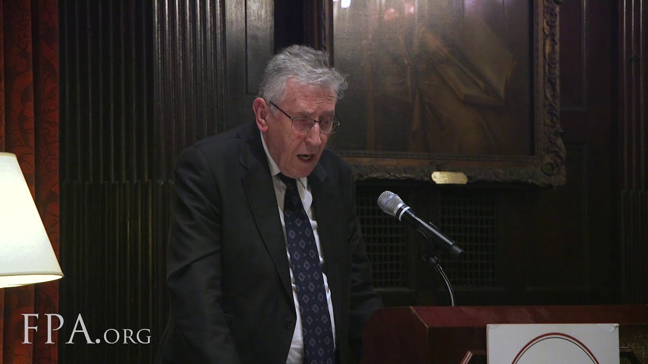 2018 World Leadership Forum Luncheon - The Rt. Hon. Lord Howell of Guildford