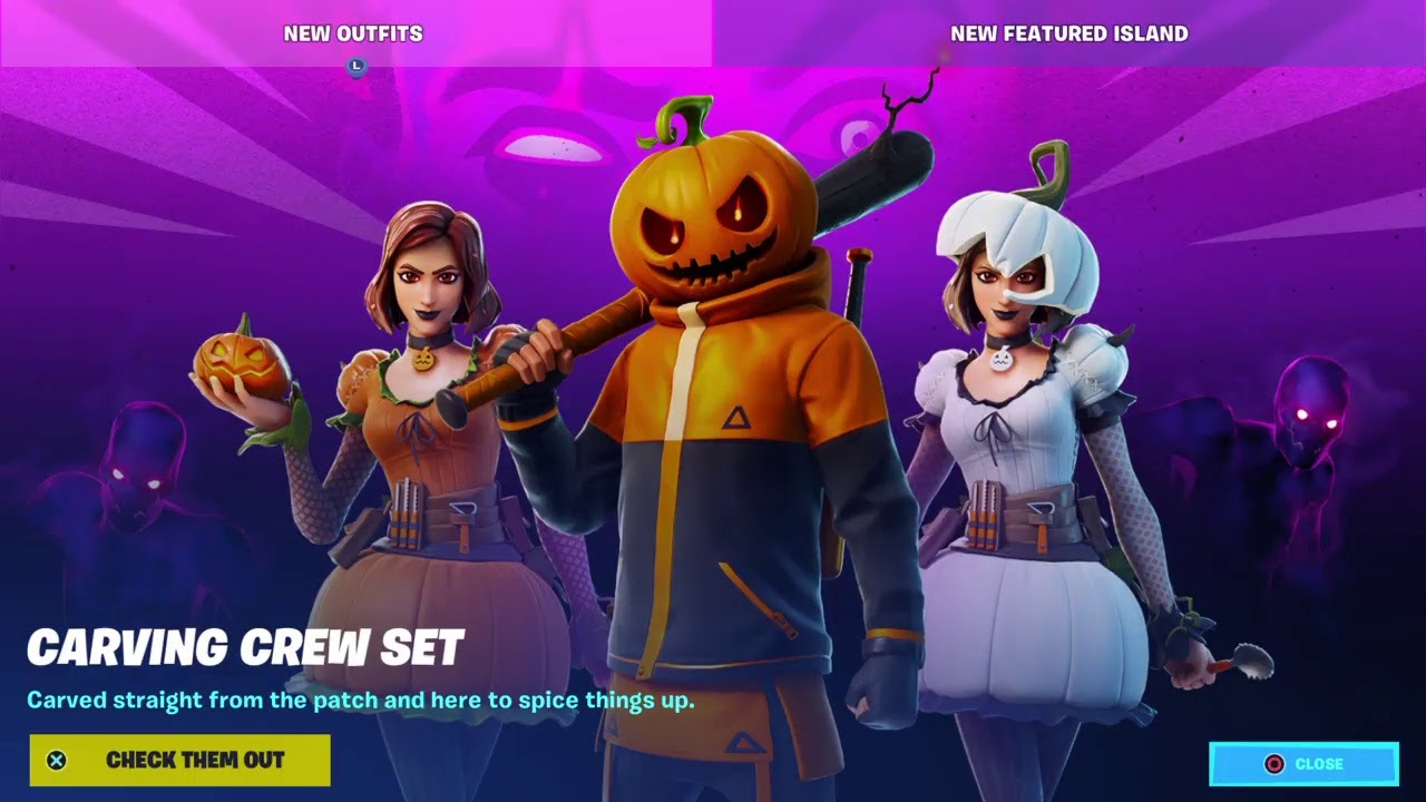 *NEW* CARVING CREW SET (Fortnite Chapter 2 Season 4) YouTube