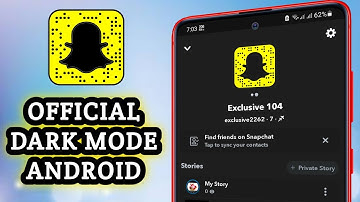 How to Enable DARK MODE on Snapchat App | Android Phones 2022