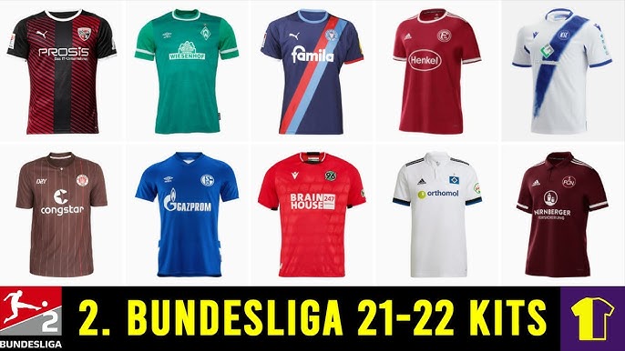 All the new Bundesliga jerseys for the 2021/22 season