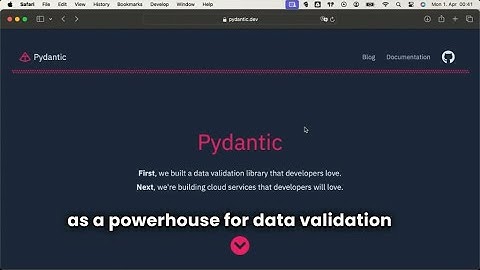 Pydantic for Beginners: Data Validation Made Easy