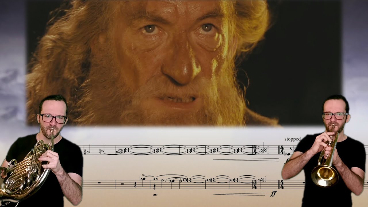 The Lord of the Rings Khazaddûm French Horn & Trumpet Cover YouTube