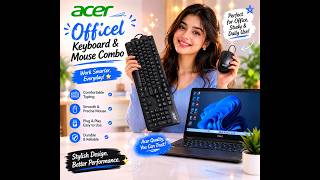 Acer Office Keyboard & Mouse Combo unboxing & Review