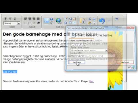 Video: Hvordan Lage En Lenke I Teksten
