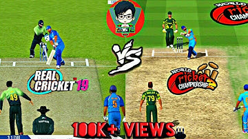 WCC2 VS RealCricket 19 (comparision video)