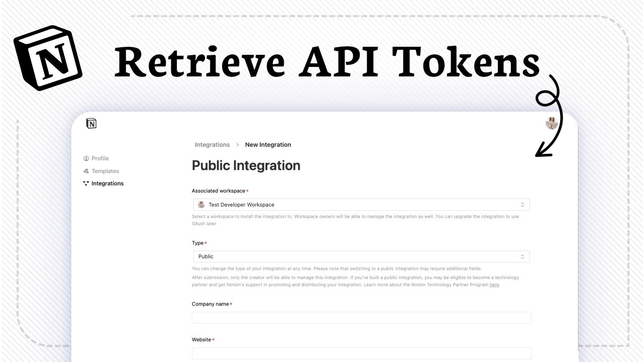 How to Get Notion API Keys (2026 Easy Walkthrough) - YouTube