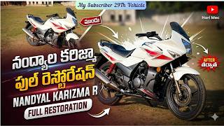 Karizma Vehicle Pin to Pin Full Restoration | 29Th vehicle Nandyal | Hari Mec