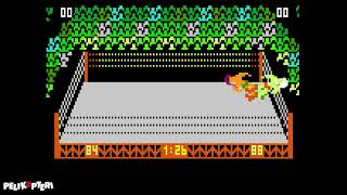 Blody Slam Super Pro Wrestling, 1988 Sports Game - Retro Gameplay With Intellivision Sprint