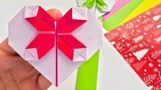 Kağıttan Kolay Kalp Kitap Ayracı Yapımı Okula Dönüş