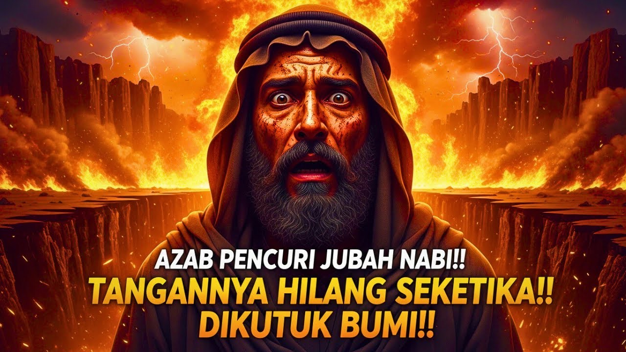 Azab Pencuri Jubah Nabi!! TANGANNYA HILANG SEKETIKA!! Dikutuk Bumi Hingga Jasadnya Keluar