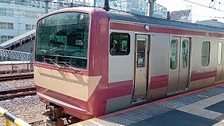 〈出会えてラッキー!〉E531系0番台K451編成赤電＋K420編成当駅始発快速勝田行(343M) 上野駅10番線発車 ジョイント音最高! 2024,5/3 #e531系  #赤電