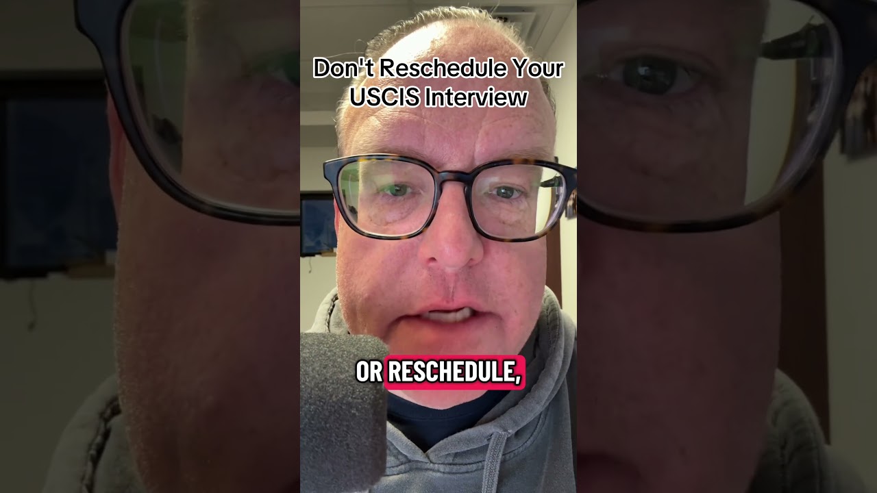 Не пытайтесь перенести свое иммиграционное собеседование!