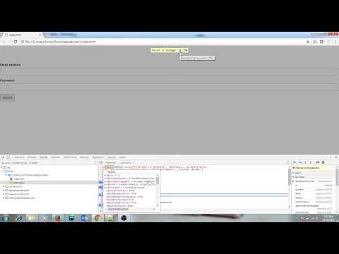 Debug Javascript using Chorme tools