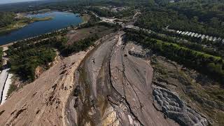(August 25th) Hazel Dell Parkway/Blue WoodsCreek Recovery Project in CarmelIndiana- Drone Footage