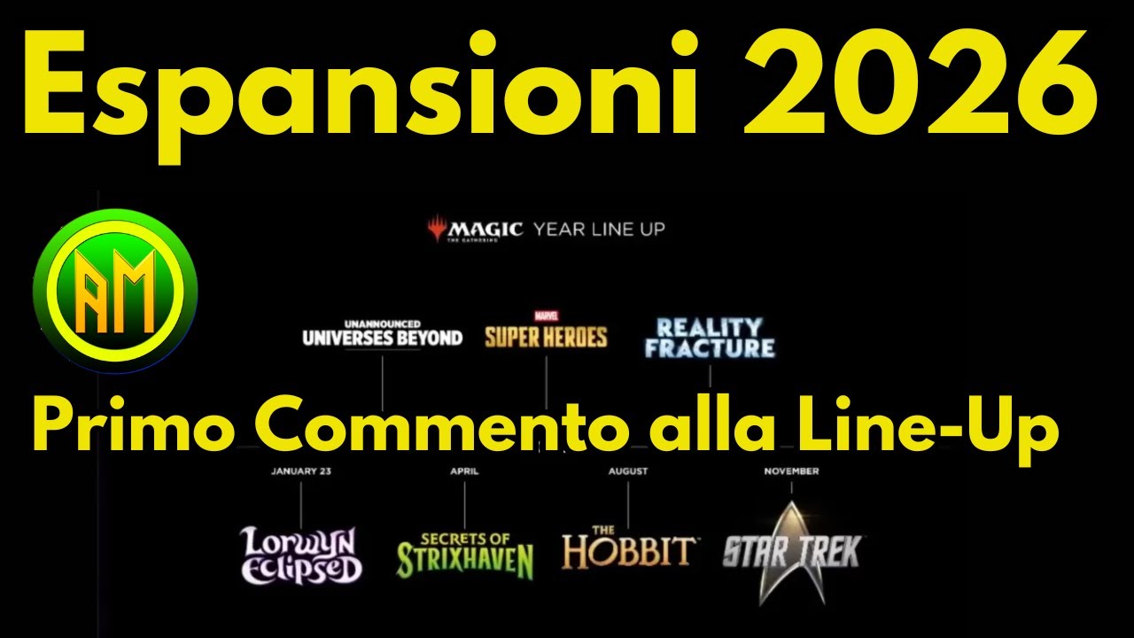 Espansioni 2026 Commento Line Up Magic the Gathering [MTG ITALIA] - YouTube