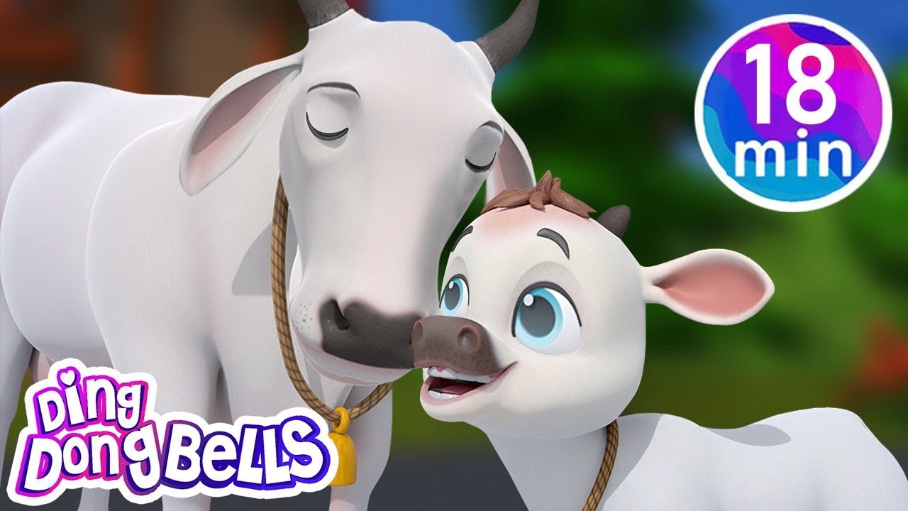 Meri Gaiya Aati Hai + 7 More Popular Hindi Learning Rhymes | Best Poems for Toddlers | DingDongBells