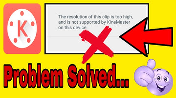 Too high resolution and not supported by Kinemaster | how to solve High resolution |  Spunky Noodz