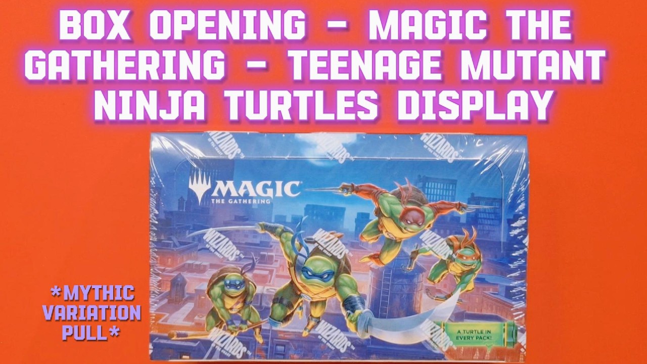 Box opening: Magic The Gathering - Teenage Mutant Ninja Turtles Play Booster Display