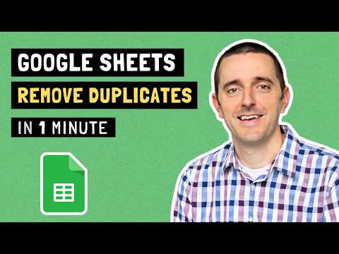 How to Find and Remove Duplicates in Google Sheets