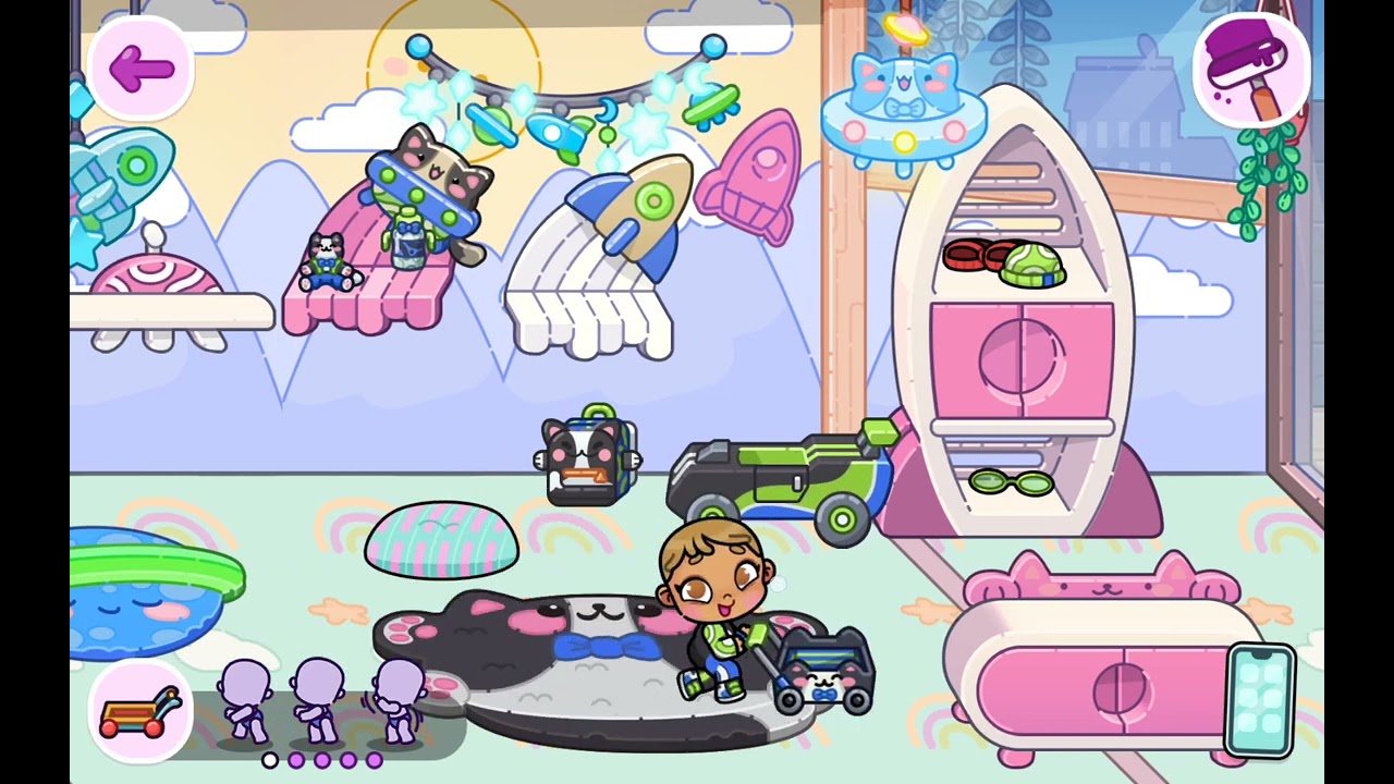 Reviewing the Avatar World Trendy Toddler Room! 👾😺⭐️🟢🔵⚫️ credit: 