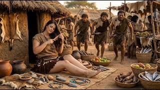 Life Million Years Ago | When a Girl, Dog & Lion Ancestors United to Survive Against Early Humans