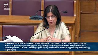 Η τοποθέτηση της Έλλης Ρούσσου στην Επιτροπή Μορφωτικών Υποθέσεων (24/7/26)