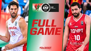 Spain 🇪🇸 vs Egypt 🇪🇬 | Men Full Game | FIBA #3x3OQT 2024 | 3x3 Basketball