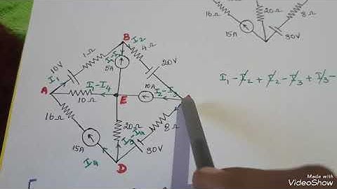 How to find Loop Currents/ Supermesh/Tamil