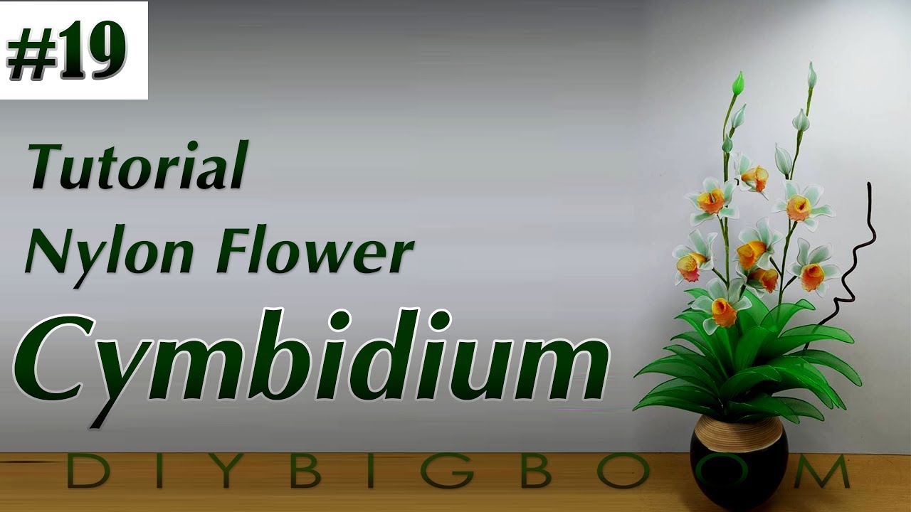 Nylon stocking flowers tutorial #19, How to make nylon stocking flower step by step