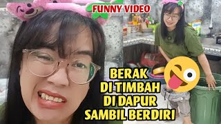 Sketch comedy.. Hilarious Pooping in a large bucket while standing in the kitchen.. Absolutely cr...