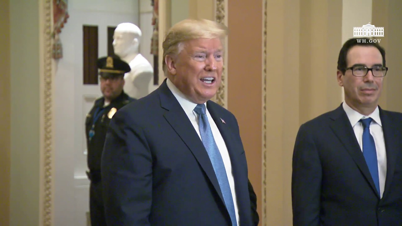 President Trump Delivers Remarks on the Coronavirus after Meeting with Republican Senators