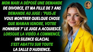 Lors de mon audience de divorce, ma fille a diffusé une vidéo. Tout le monde a été choqué par ce...