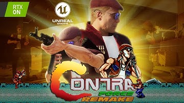 Contra Force Remake Walkthrough Level 1 Unreal Engine 5 PC FullHD