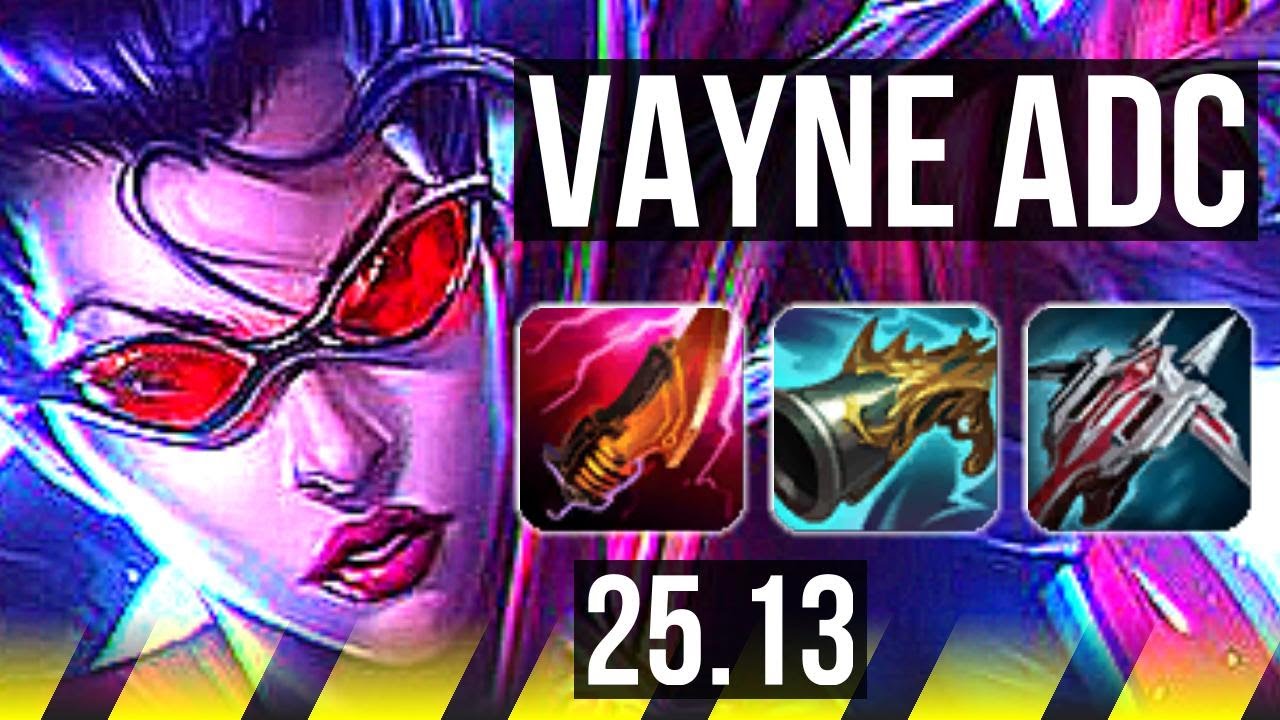 VAYNE & Milio vs EZREAL & Sona (ADC) | Rank 3 Vayne, 52k DMG, Legendary | NA Challenger | 25.13