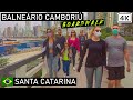 Walking in Balneário Camboriú Boardwalk - Central Beach 🇧🇷 | Santa Catarina, Brazil |【4K】2021