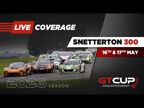 LIVE 🔴 GT Cup Championship 2026 - Round 5 | Snetterton