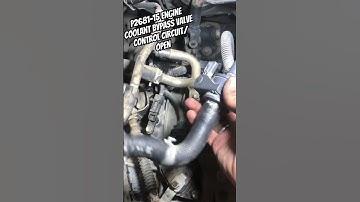 p2681-15 engine coolant bypass valve control circuit/open Toyota Rav4 #automobile #car