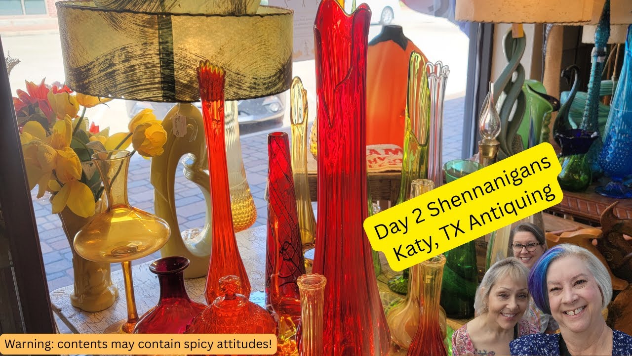 Texas Road Trip Day 2 / Chaos Coordinator/ Exploring Katy Antique Stores with Sheryl & Beth