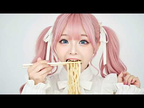 【ASMR】つるつる＆もちもち♡うどんをすする音｜癒しの咀嚼音