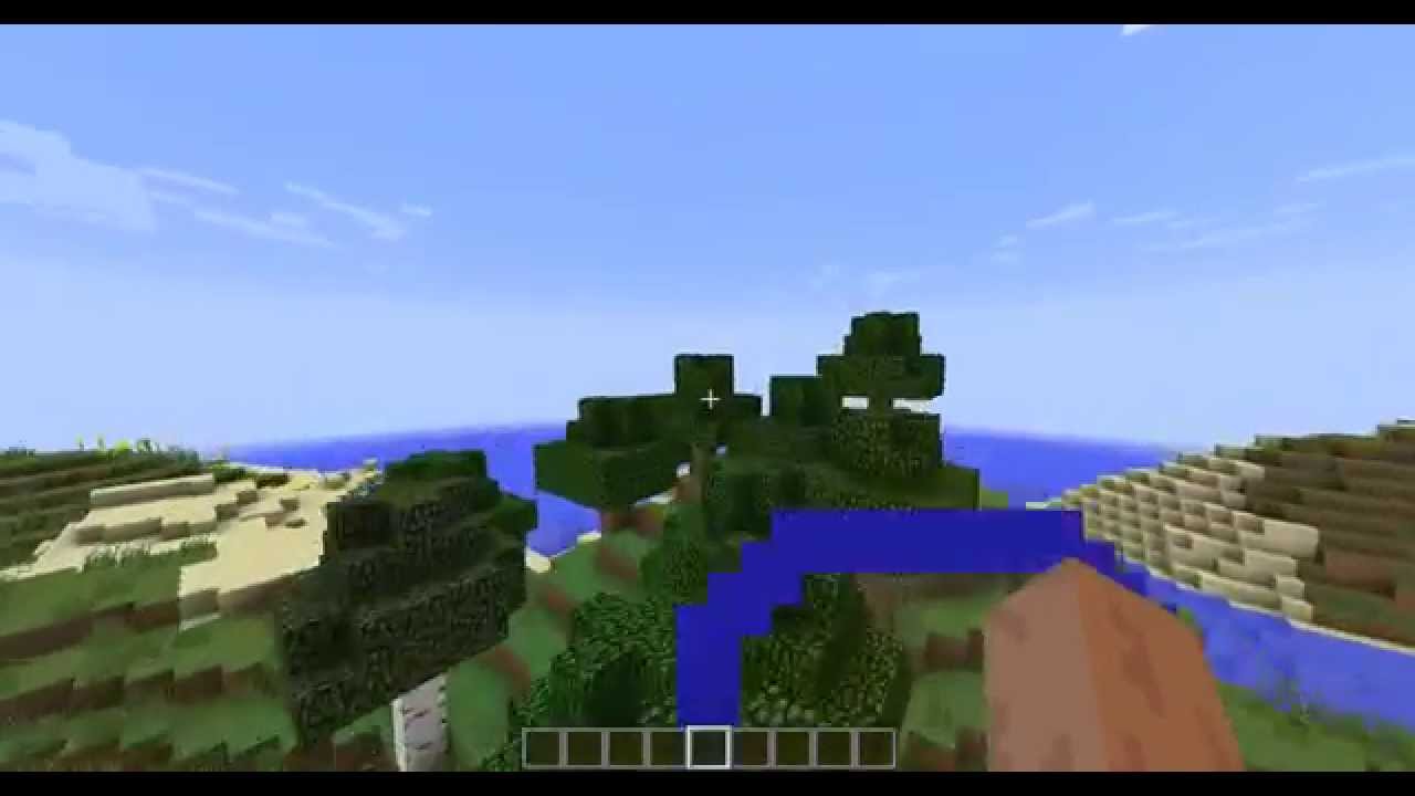 Minecraft 1.8.8 - WEIRD SEED Village Spawn , Ocean Monument , Chest with 5 Diamonds