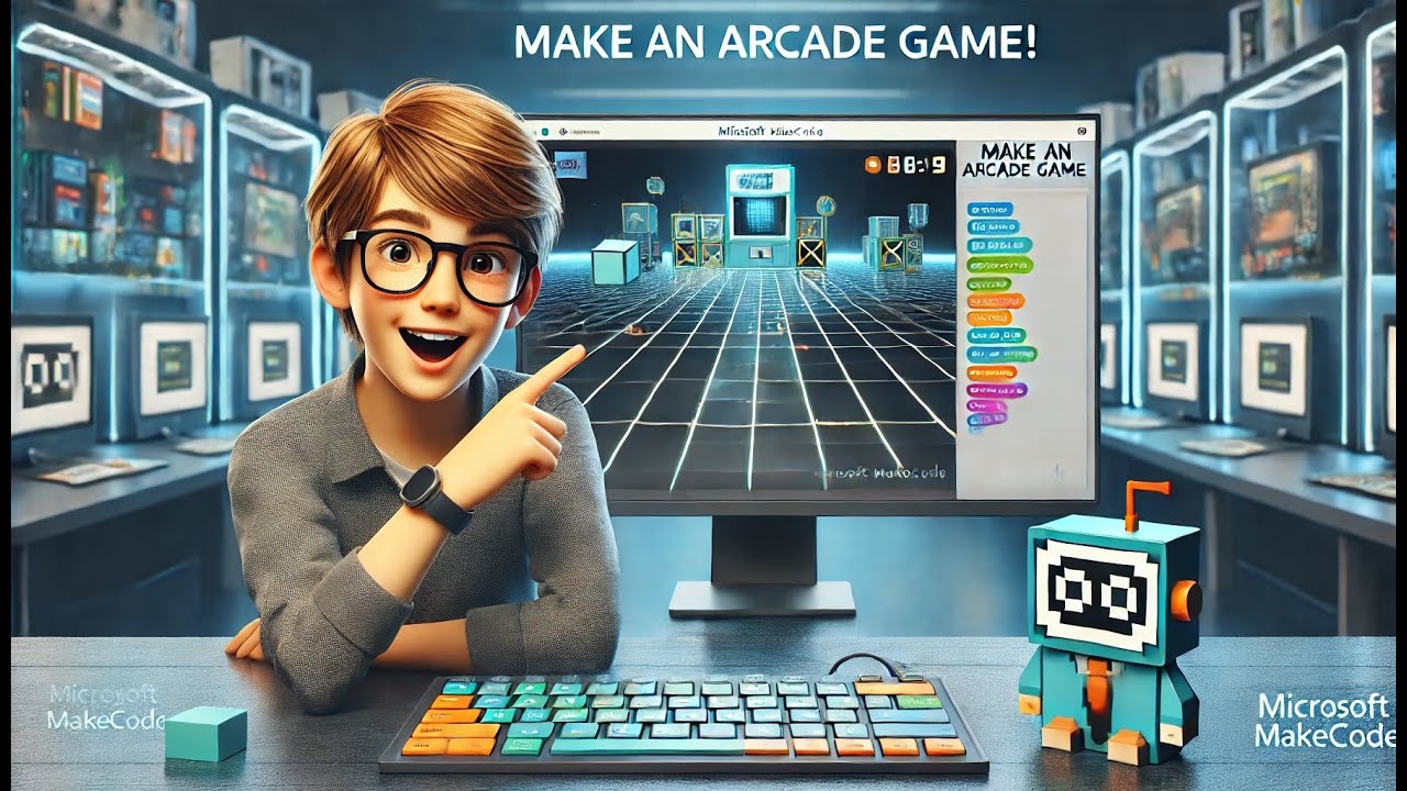 How to Make a Perfect Arcade Game (Microsoft MakeCode) - Part 1 - YouTube
