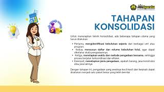 Teknik Konsolidasi Pengadaan  3 Teknik Konsolidasi Pengadaan