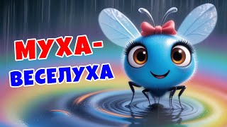 МУХА-ВЕСЕЛУХА - весела дитяча пісенька | Пісні для дітей | Пушинка ТВ
