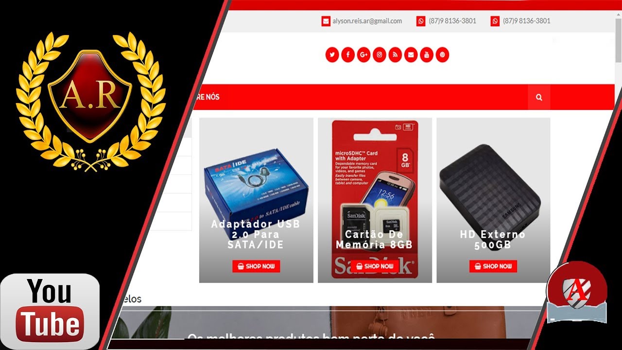 Template para Blog - Loja Virtual Sora Templates